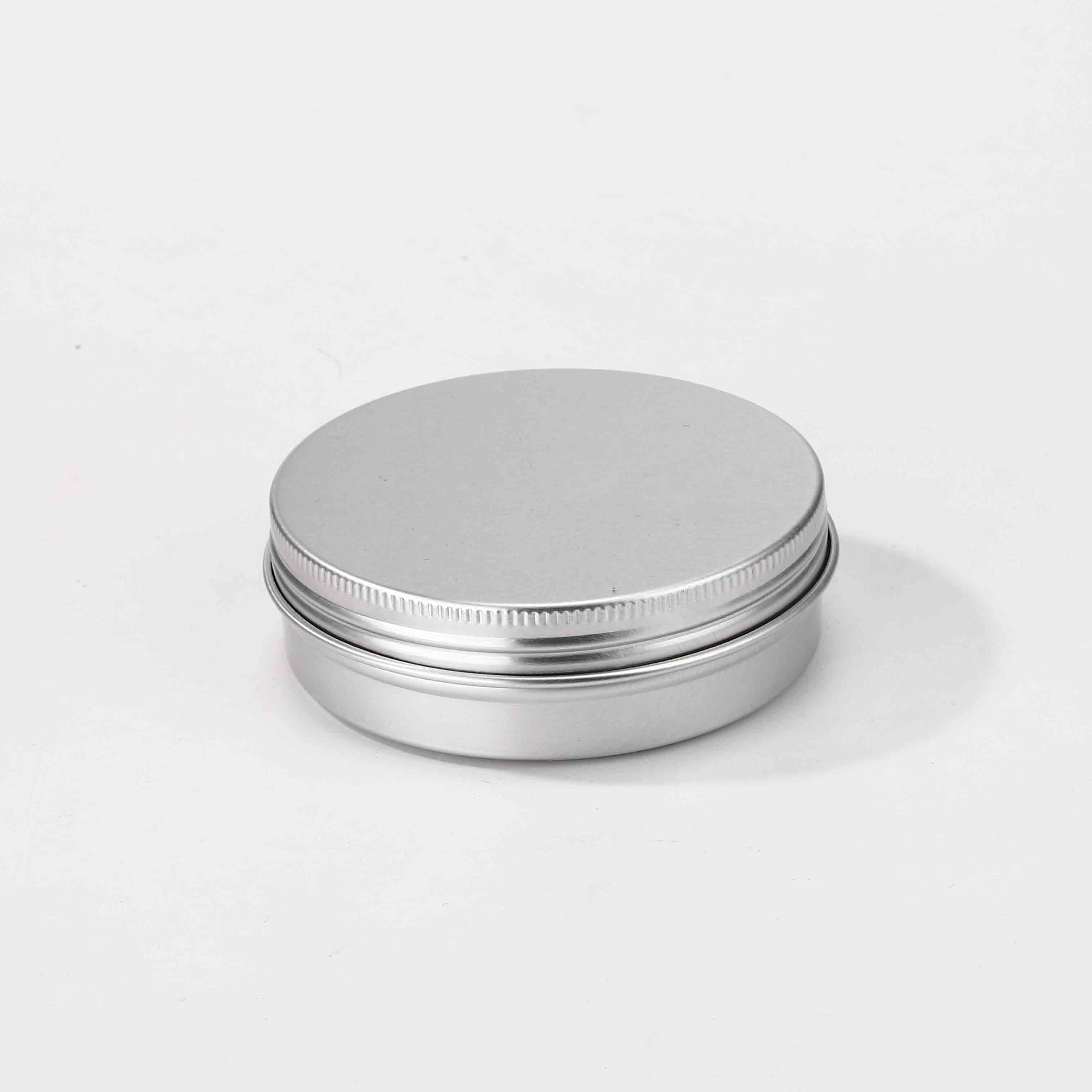 Aluminum Round Tin Box