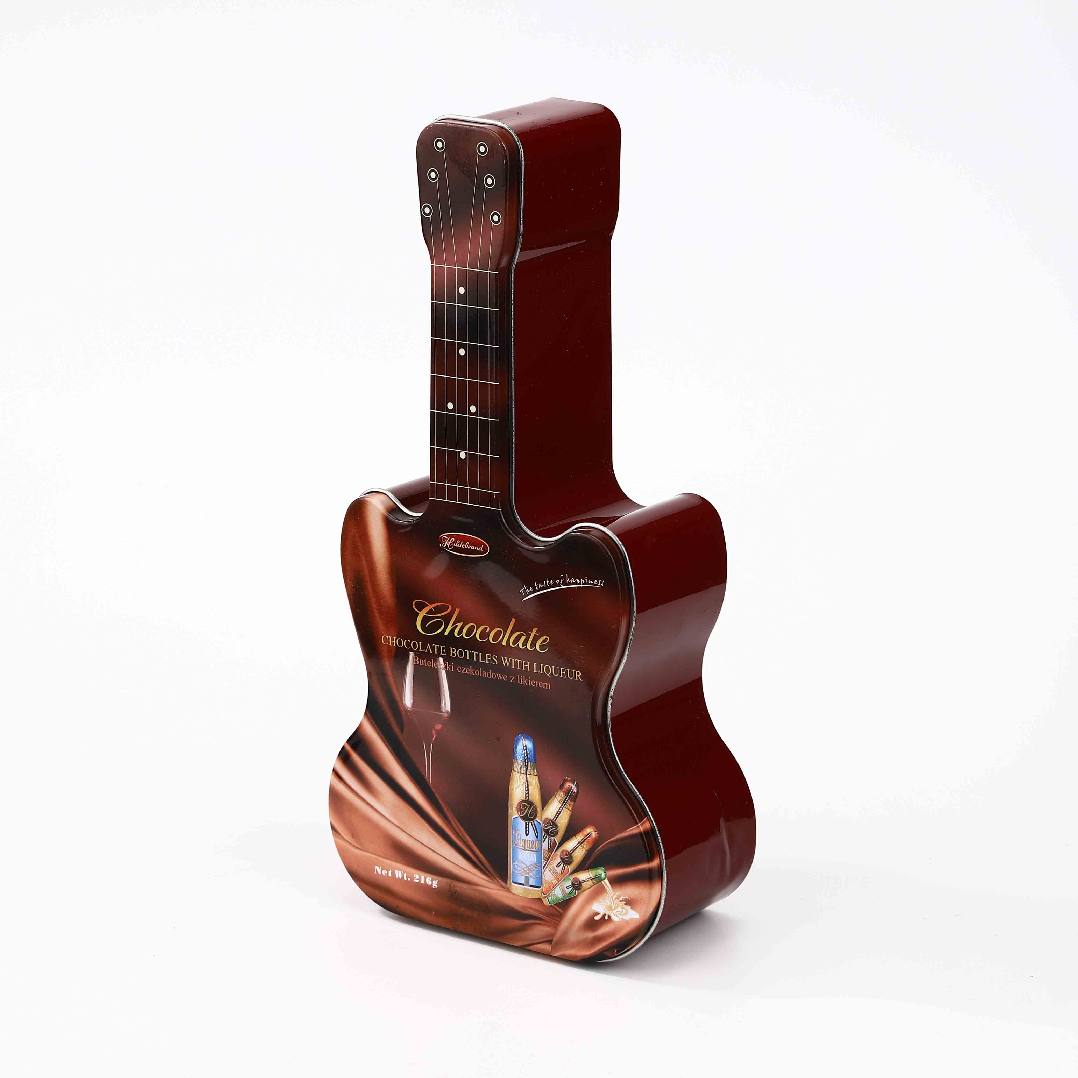 Guitar Irregular Shape Tin Box