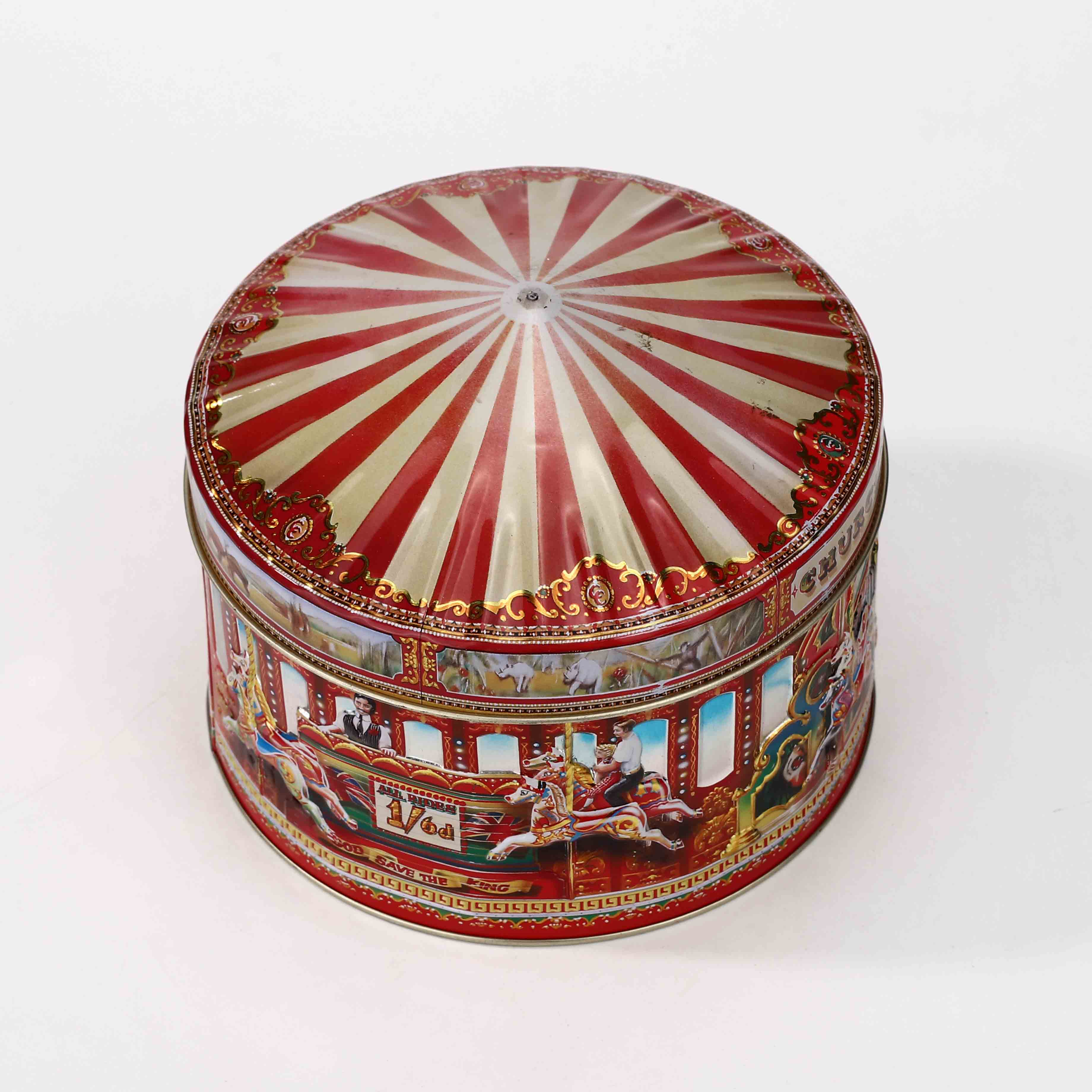 Custom Yurt Shape Tin Box