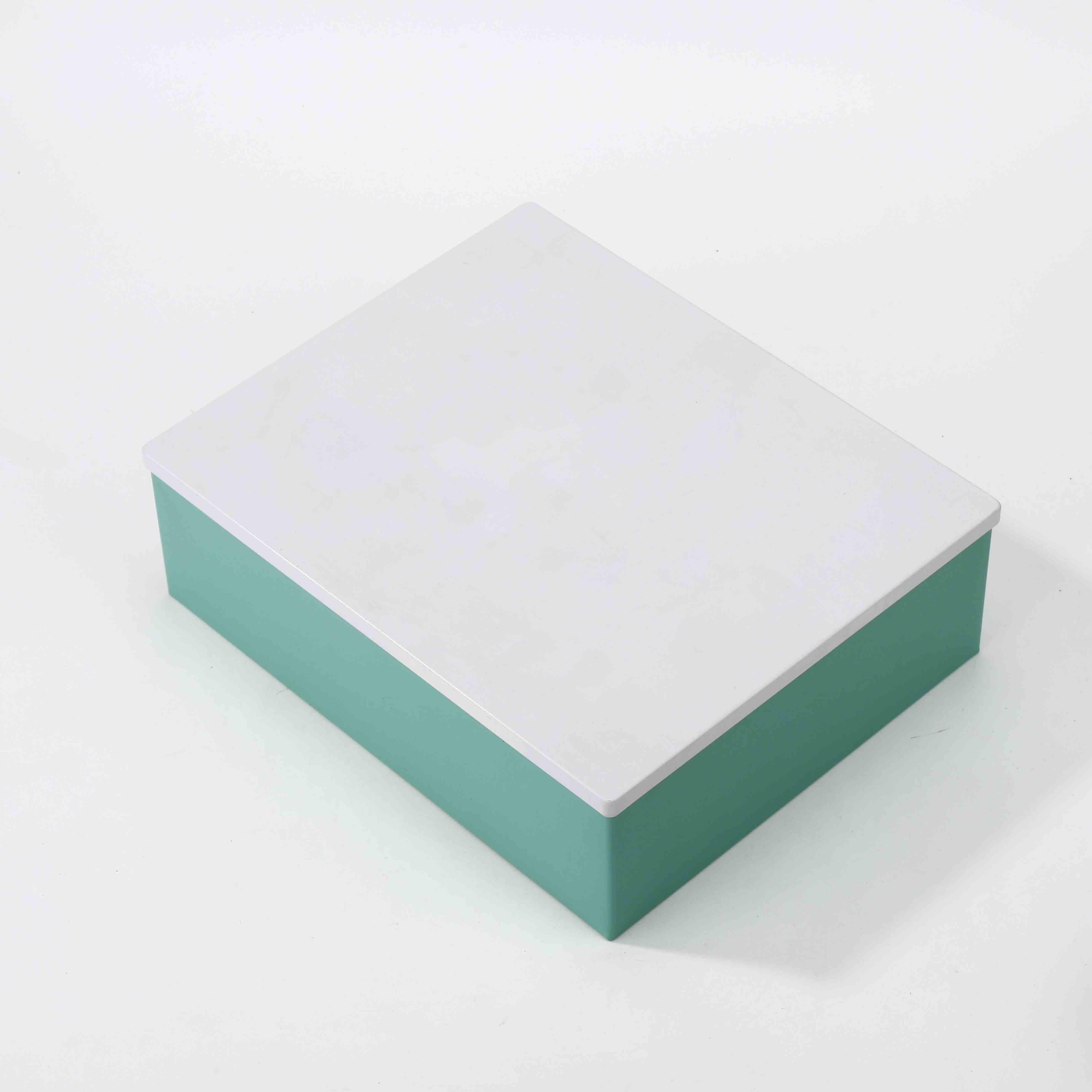 Angle Rectangle Slip Cover Tin box