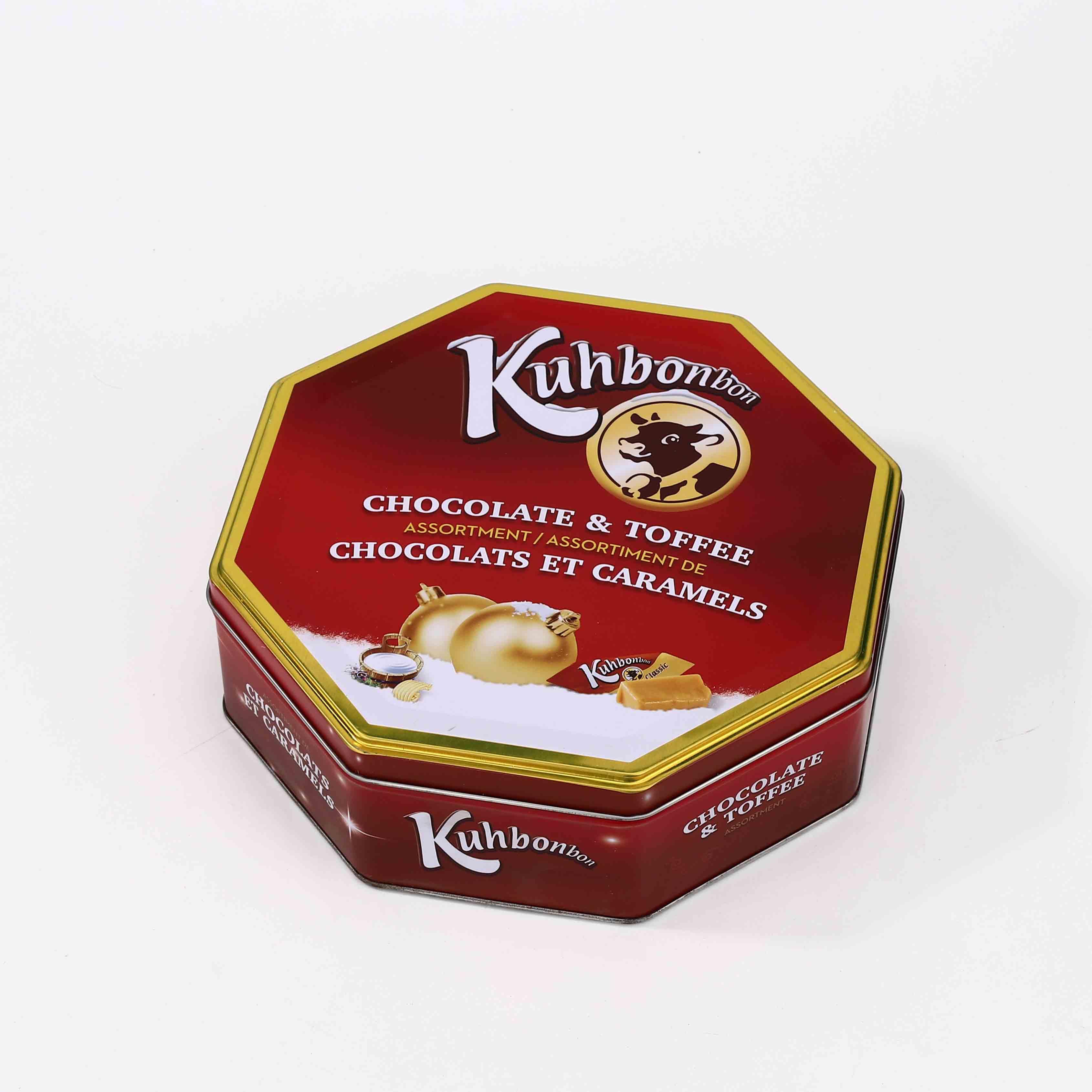 Octagonal Shape Biscuit Tin Box