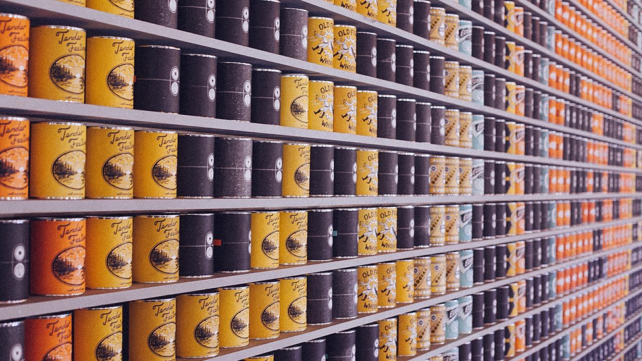 tin can with lid product